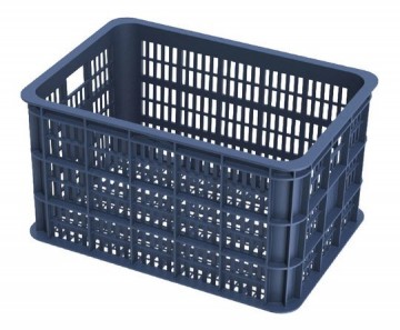 Fietskrat kuntststof blauw