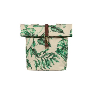 Basil ever green dubbele fietstas sandshell beige mobiele fietsservice 1