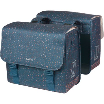 Basil flair fietstas  navy blauw mobiele fietsservice