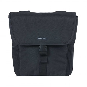 Basil go dubbele fietstas kleur zwart 1