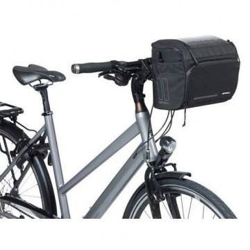 Basil stuurtas move 7 8l zwart met adapterplaat mobiele fietsservice 5