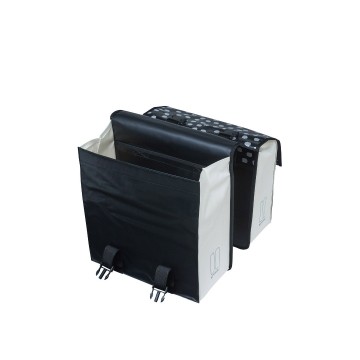 Basil urban load dubbele fietstas 4853l zwartwit mobiele fietsservice 3