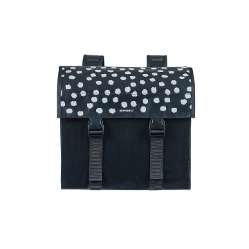 Basil urban load dubbele fietstas 4853l zwartwit mobiele fietsservice 2