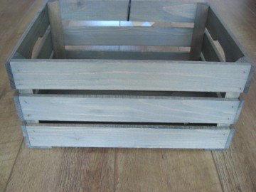 Fietskrat hout bruin groot