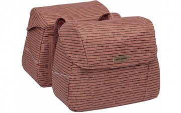 Dubbele fietstas new looxs joli nomi red rood 3