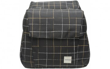 Dubbele fietstas new looxs joli zwart geruit 2