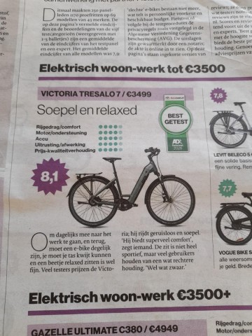 Elektrische fiets victoria tresalo 7 best getest ad en anwb mobiele fietsservice