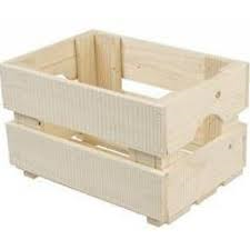 Fietskrat hout blank