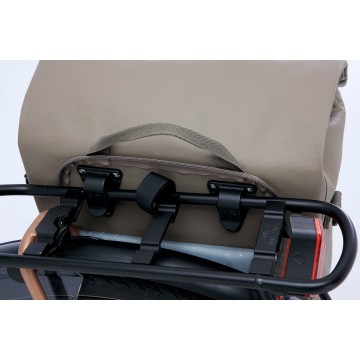 New looxs enkele fietstas grijs 19 liter of 38 liter mobiele fietsservice 5