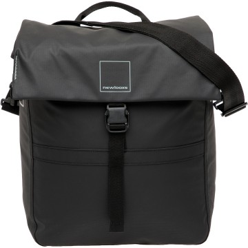 New looxs enkele fietstas zwart 19 liter of 38 liter mobiele fietsservice