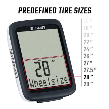 Sigma originals fietscomputer draad bc 100 wr  zwart mobiele fietsservice 3