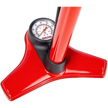 Simson hogedruk vloerpomp excellent met manometer kaart mobiele fietsservice