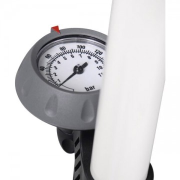 Simson hogedruk vloerpomp pro met manometer met kaart mobiele fietsservice 2